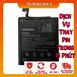 Pin Webphukien cho Xiaomi Redmi Note 3 Việt Nam (BM46) - 4000mAh